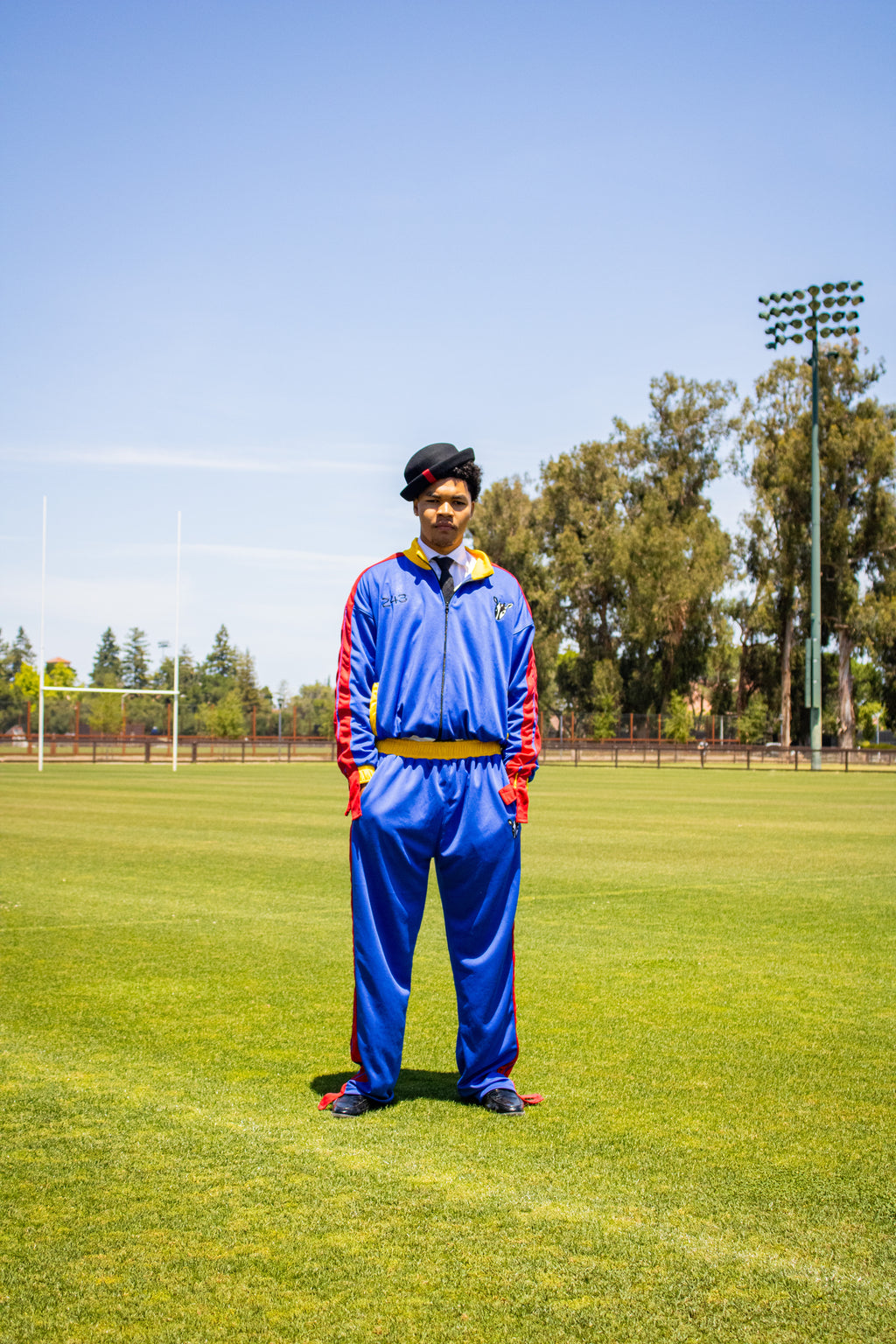 1960 Anniversary / Anniversaire Tracksuit - Blue Pants Set