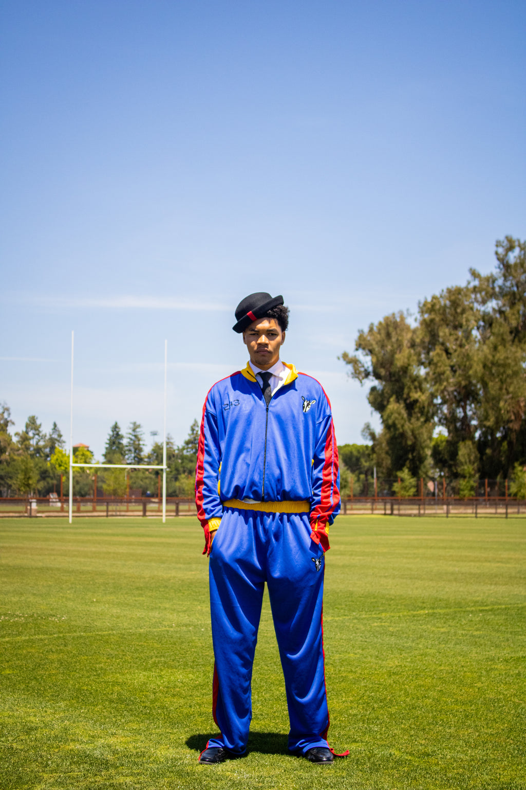 1960 Anniversary / Anniversaire Tracksuit - Blue Pants Set